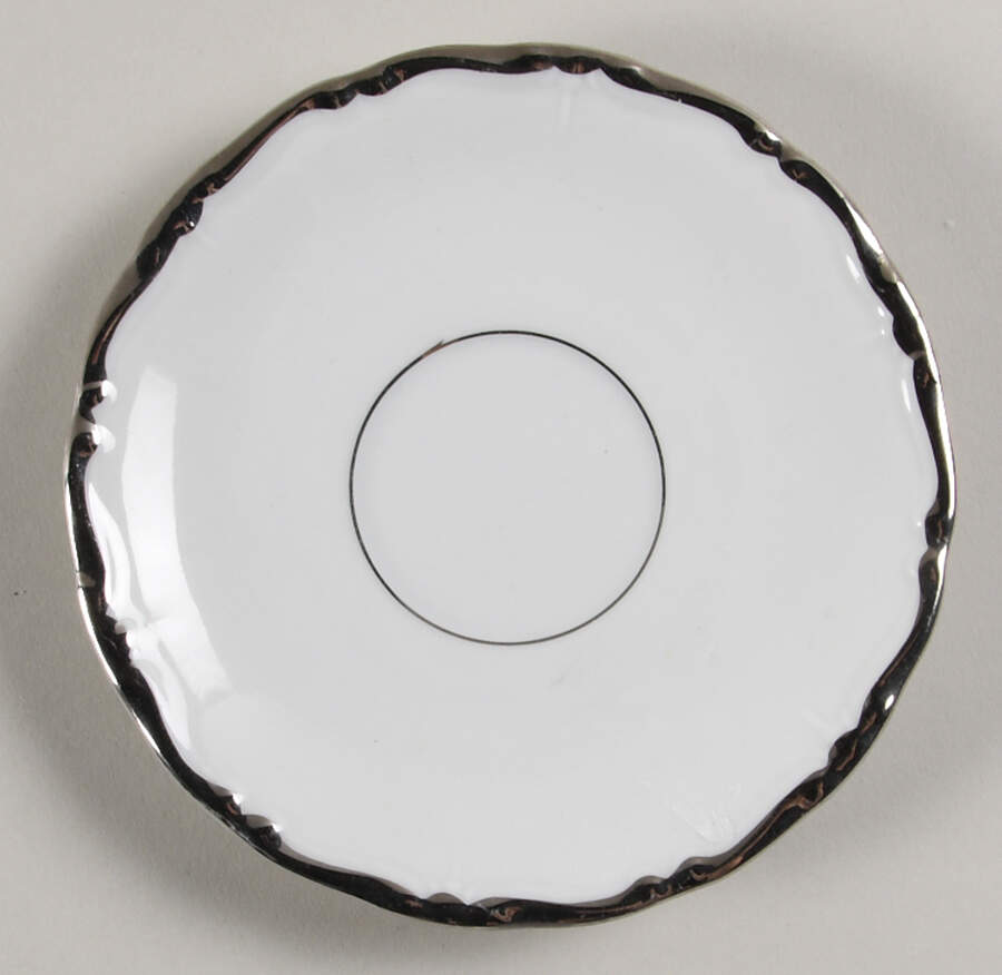 Platinum Princess Saucer for Demitasse Cup by Mitterteich-1