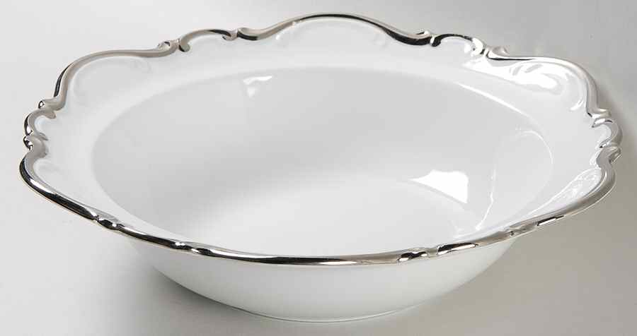 Platinum Princess 9" Round Vegetable Bowl by Mitterteich-1