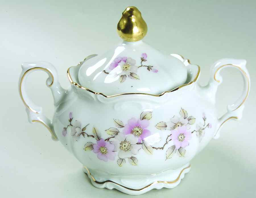 Springtime Sugar Bowl & Lid by Mitterteich-1