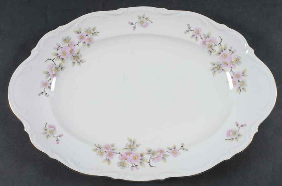 Springtime 15" Oval Serving Platter by Mitterteich-1