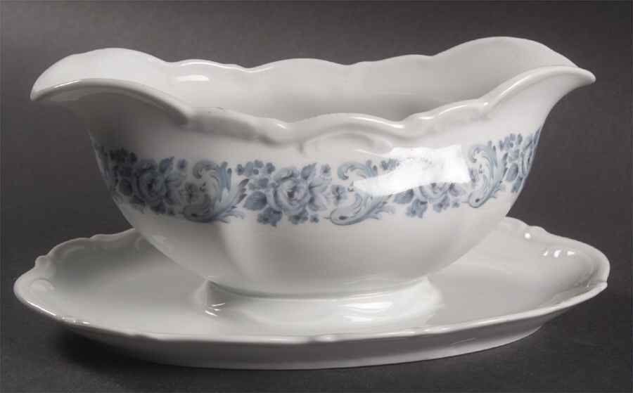 Tara Gravy Boat with Attached Underplate by Mitterteich-1