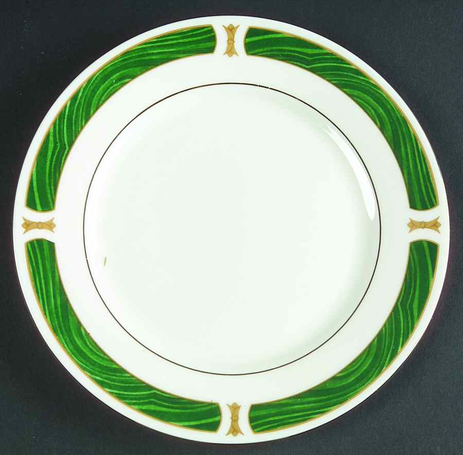 Malachite Salad Plate by Sango-1