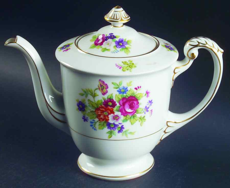 Dresden Rose Coffee Pot & Lid by Mikuni-1