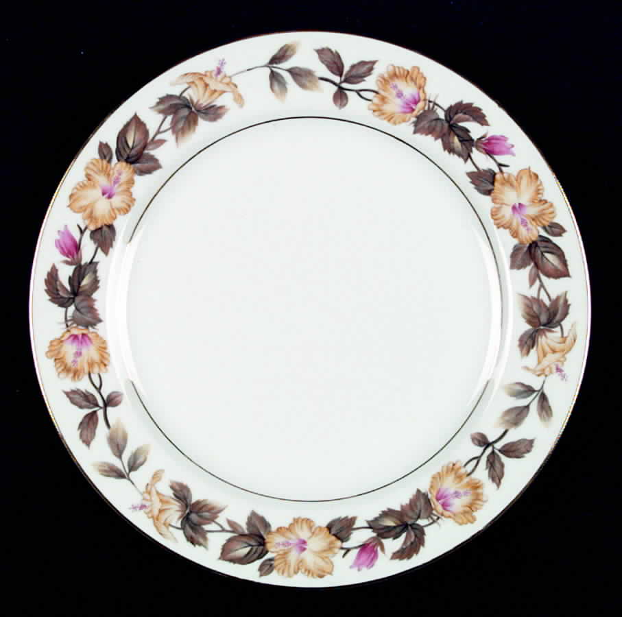 Hibiscus Dinner Plate by Mikuni-1
