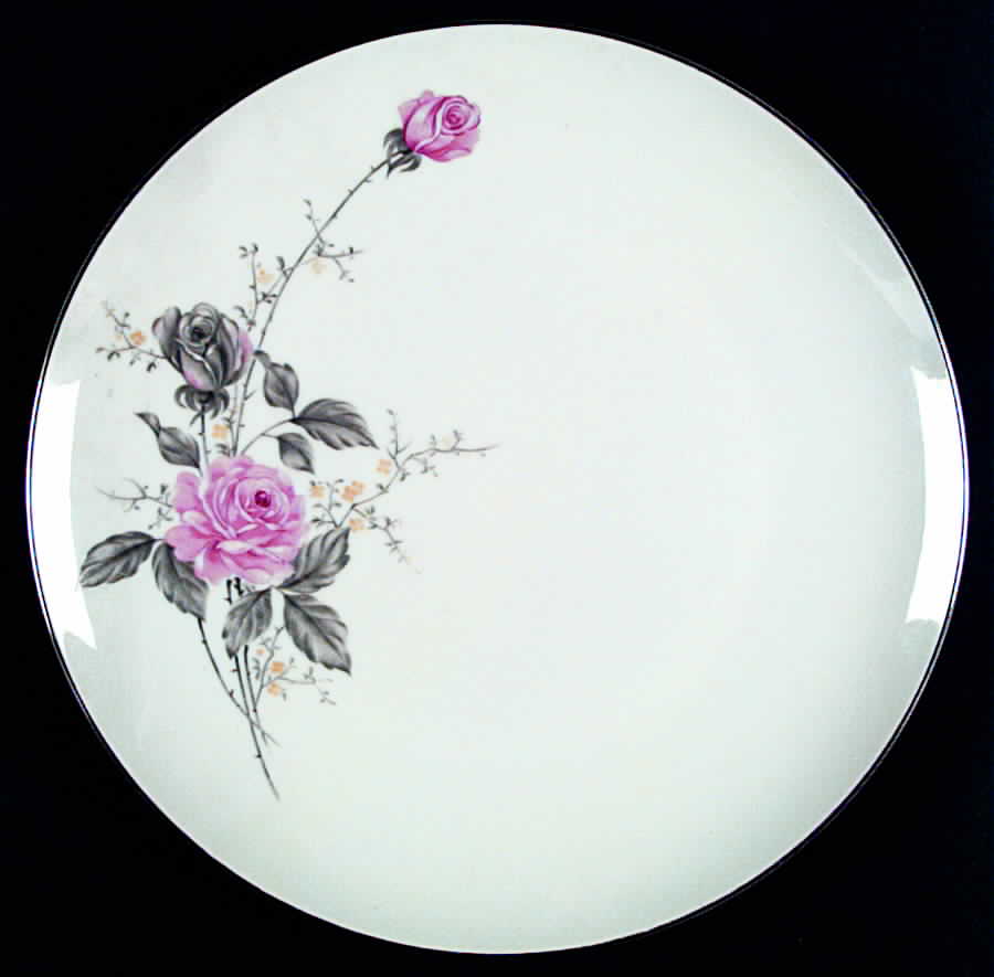 Prairie Rose Dinner Plate by Mikuni-1