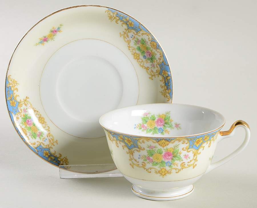 MMJ2 Footed Cup & Saucer Set by MM Japan-1