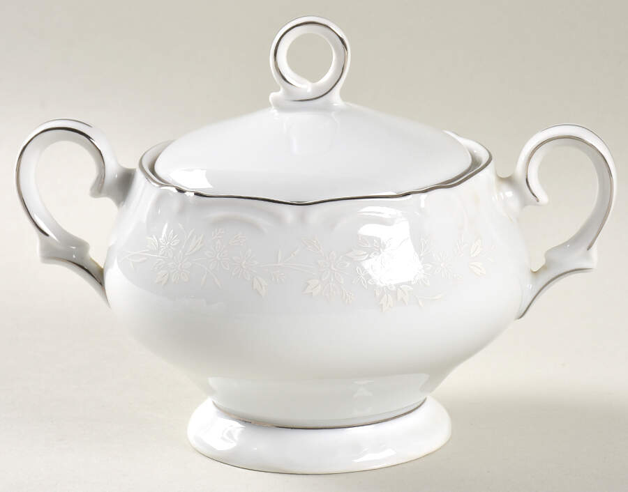 Enchantment Sugar Bowl & Lid by Modern China & Table Institute-1