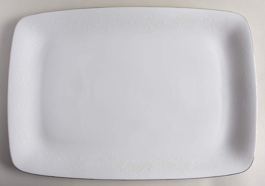 Enchantment 17" Rectangular Serving Platter by Modern China & Table Institute-1