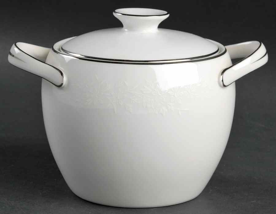 Enchantment Sugar Bowl & Lid by Modern China & Table Institute-1