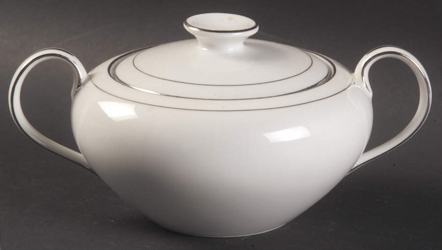 Eternally Yours Sugar Bowl & Lid by Modern China & Table Institute-1