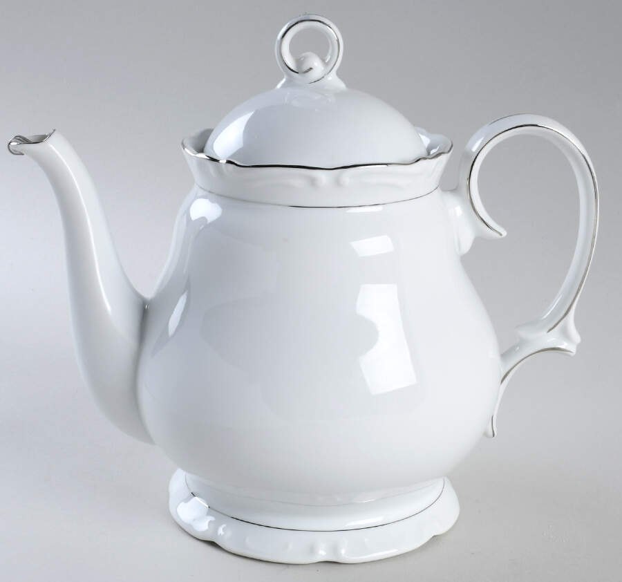 Eternally Yours Teapot & Lid by Modern China & Table Institute-1