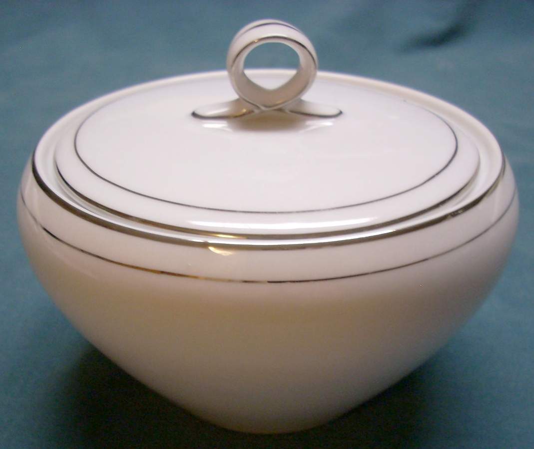 Eternally Yours Sugar Bowl & Lid by Modern China & Table Institute-1