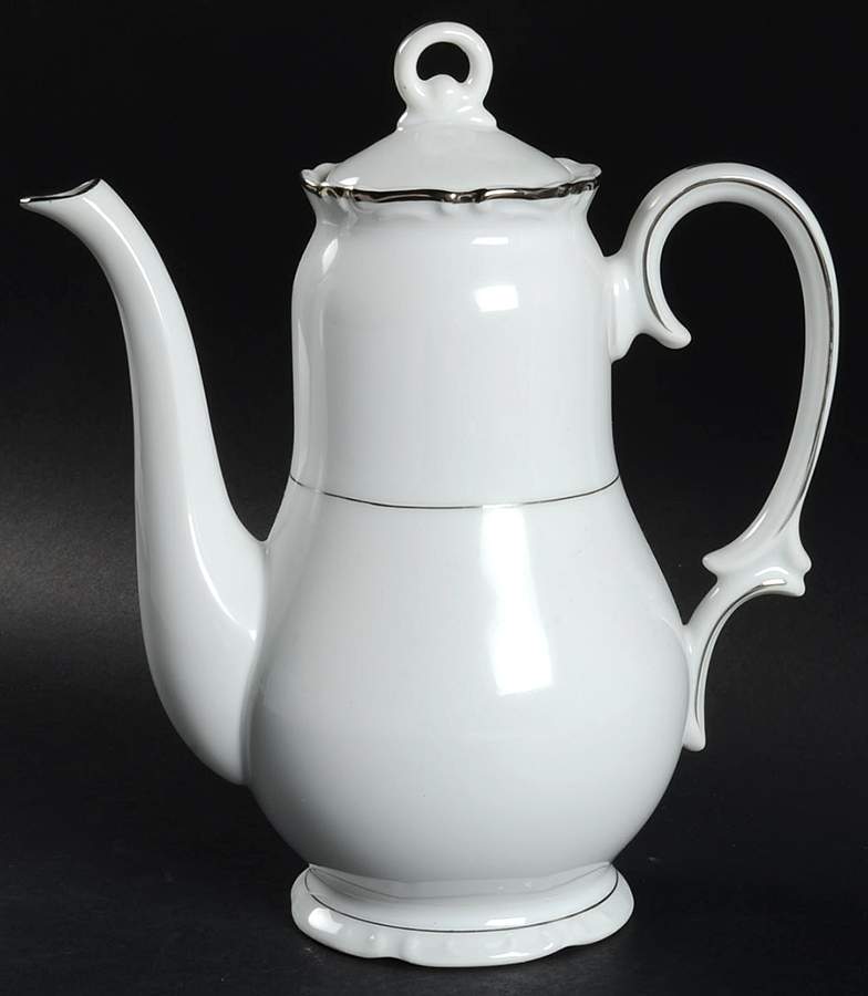 Eywd Coffee Pot & Lid by Modern China & Table Institute-1