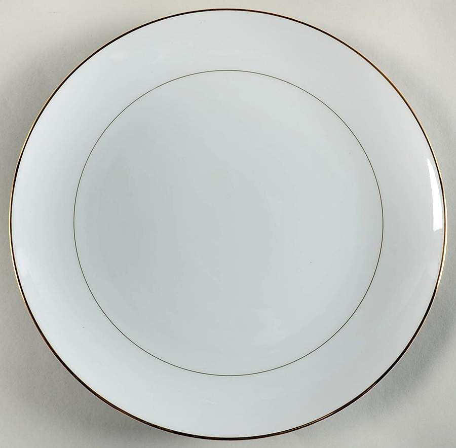 Golden Wedding Day (Smooth) 12" Chop Plate (Round Platter) by Modern China & Table Institute-1