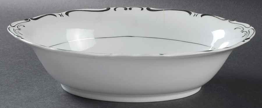 Heirloom 10" Oval Vegetable Bowl by Modern China & Table Institute-1