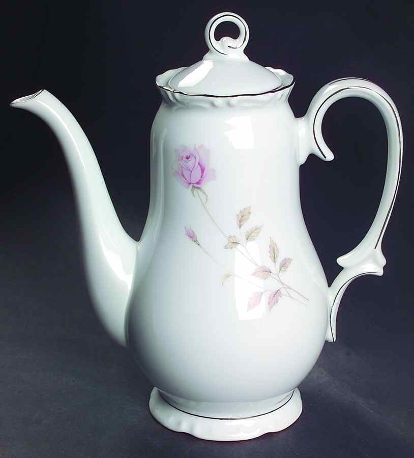 La Rose Coffee Pot & Lid by Modern China & Table Institute-1