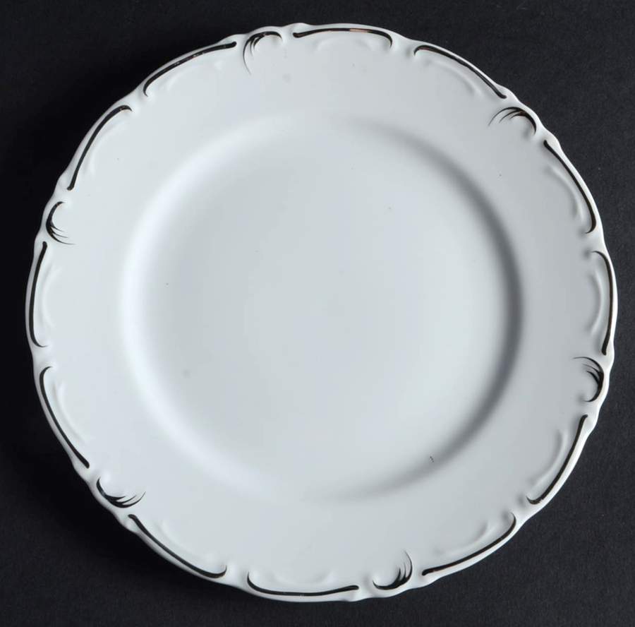 Simplicity Bread & Butter Plate by Modern China & Table Institute-1