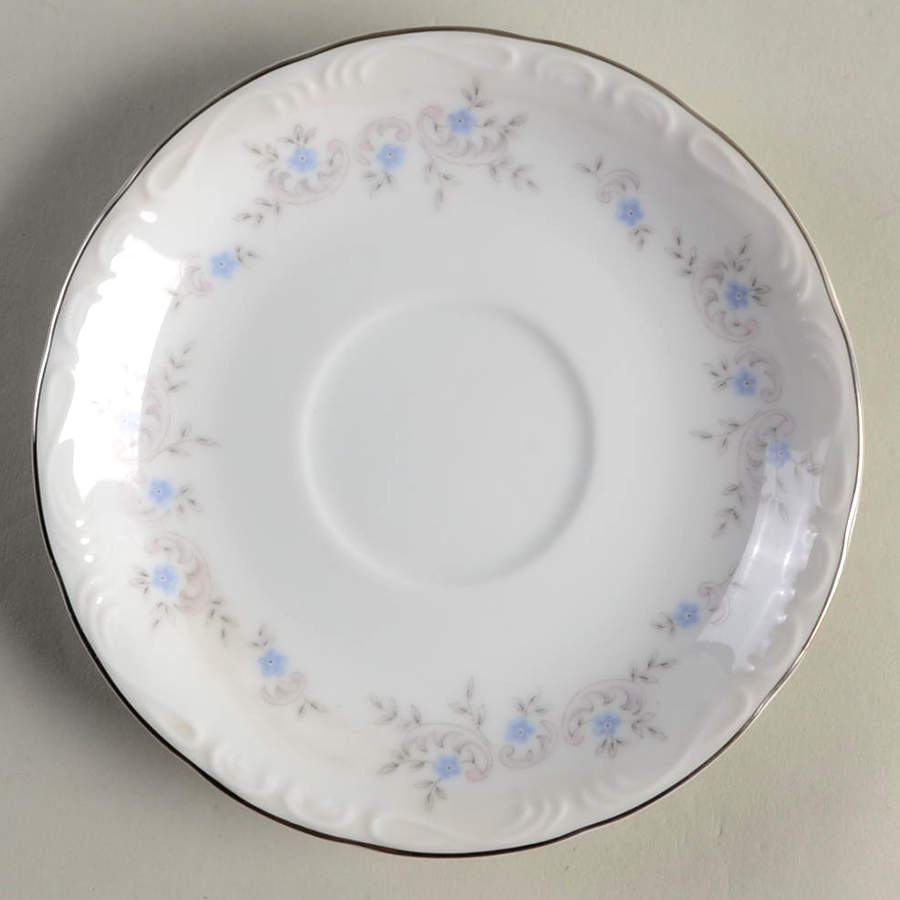 Springtime Saucer for Footed Cup by Modern China & Table Institute-1