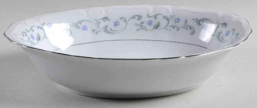 Spring Romance 10" Oval Vegetable Bowl by Modern China & Table Institute-1