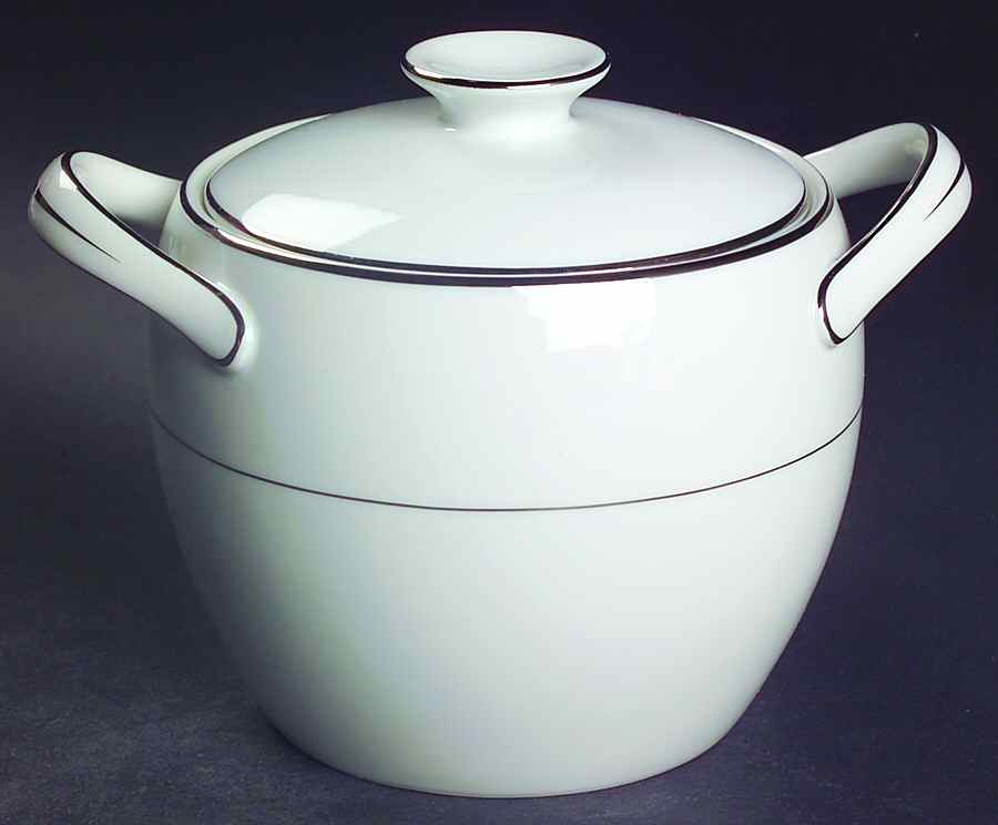 Wedding Day Sugar Bowl & Lid by Modern China & Table Institute-1
