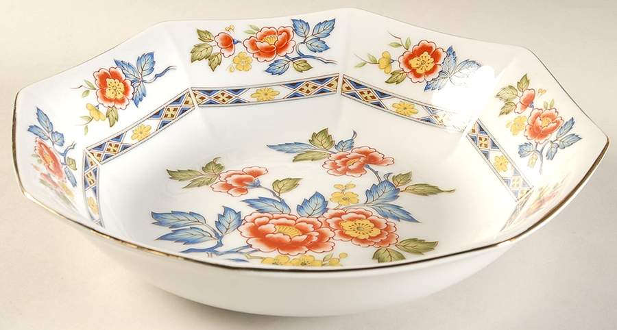 Geisha 8" Round Vegetable Bowl by Momoyama-1