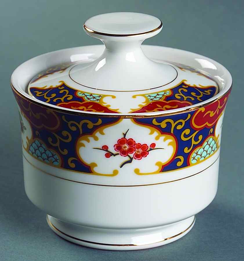 Kyoto Sugar Bowl & Lid by Momoyama-1