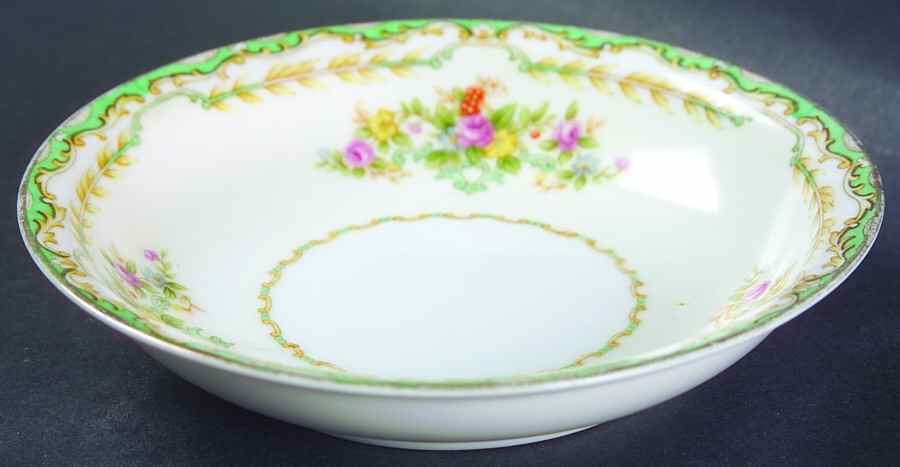 Madeline Rim Fruit/Dessert (Sauce) Bowl by Monarch (Japan)-1