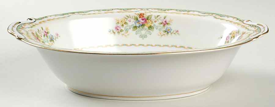Madeline 10" Oval Vegetable Bowl by Monarch (Japan)-1