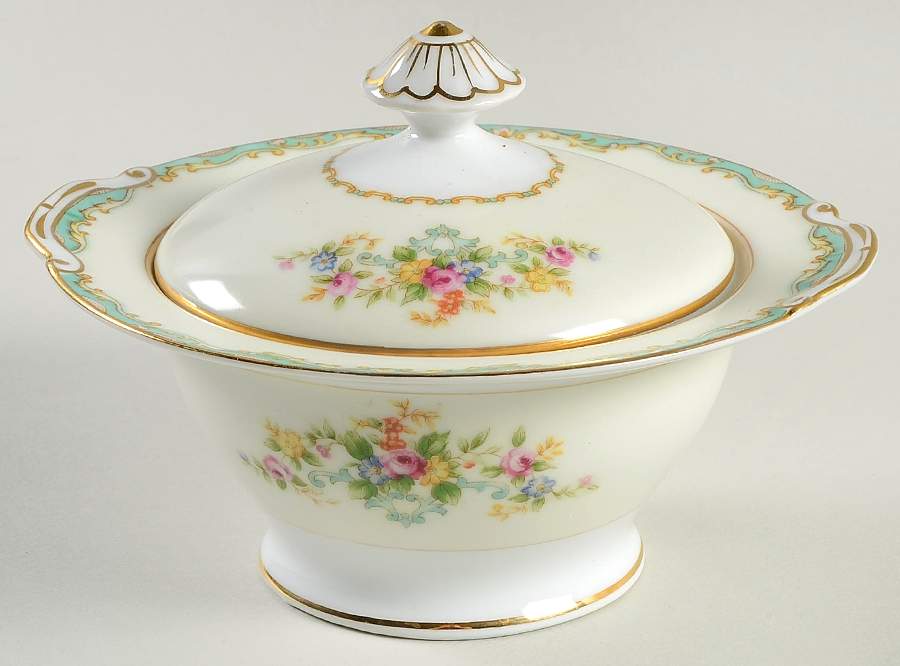 Madeline Sugar Bowl & Lid by Monarch (Japan)-1