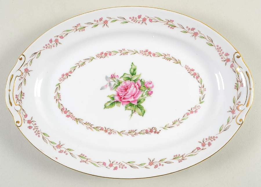 MON2 (JAPAN) 12" Oval Serving Platter by Monarch (Japan)-1