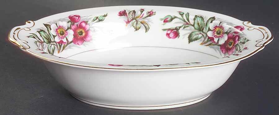 Montana Rose 10" Oval Vegetable Bowl by Monarch (Japan)-1