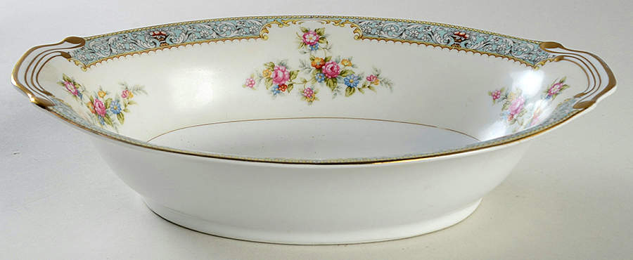 Rosaline 11" Oval Vegetable Bowl by Monarch (Japan)-1