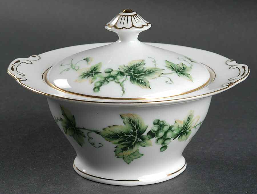 Virginia Sugar Bowl & Lid by Monarch (Japan)-1