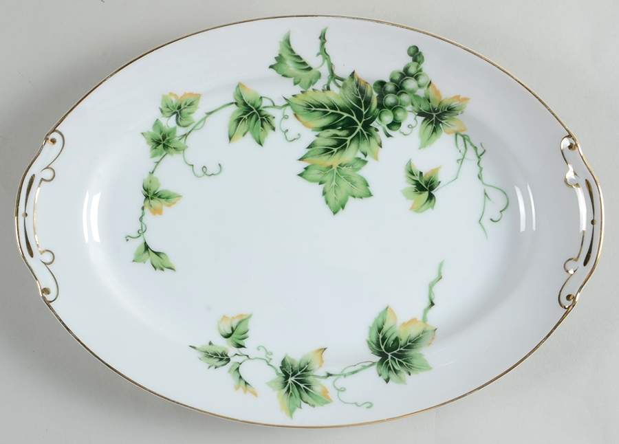 Virginia 12" Oval Serving Platter by Monarch (Japan)-1