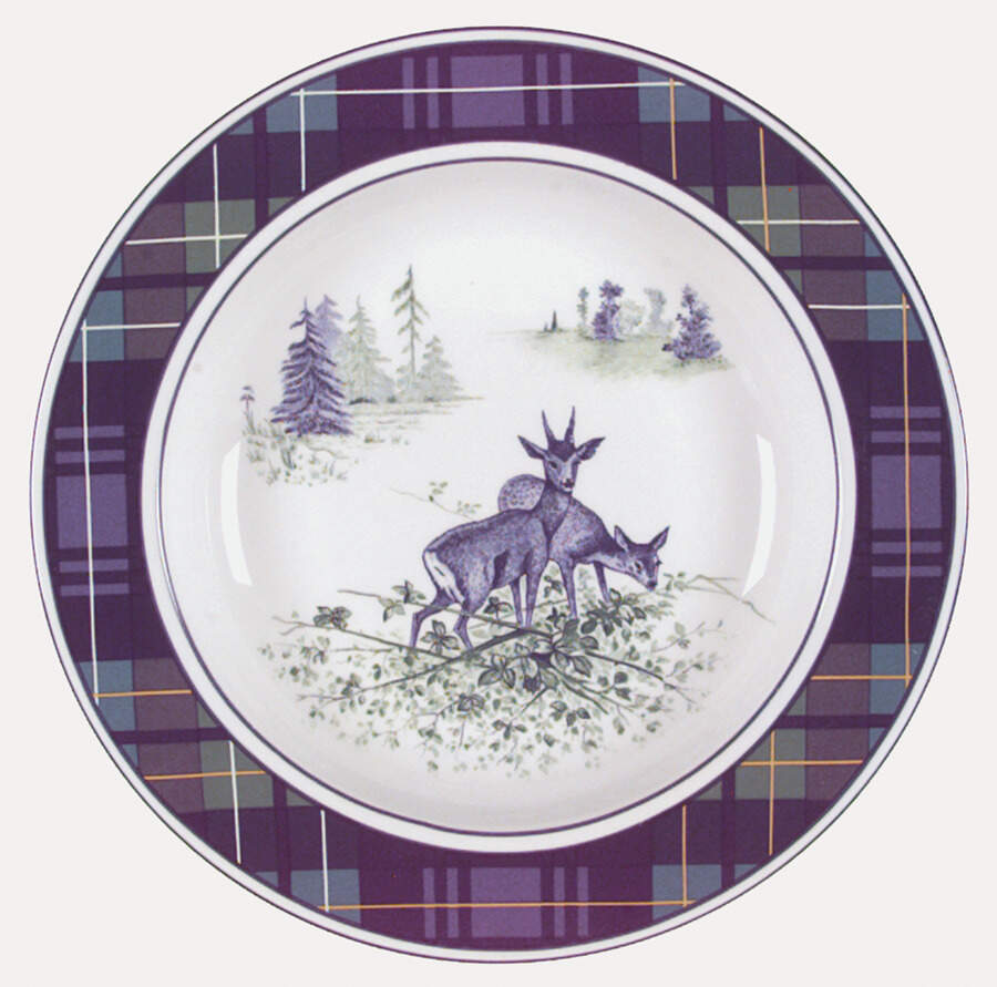 Argyll Large Rim Soup Bowl by Mottahedeh-1
