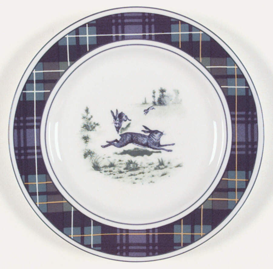 Argyll Bread & Butter Plate by Mottahedeh-1