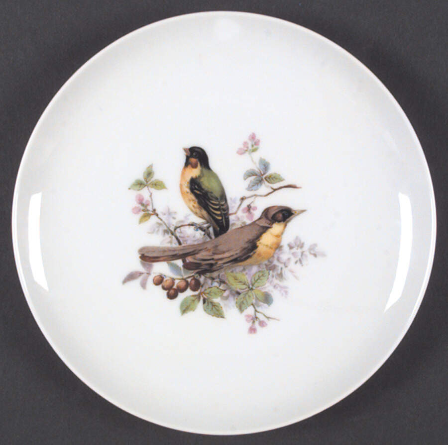 Aviary Salad/Dessert Plate by Mottahedeh-1