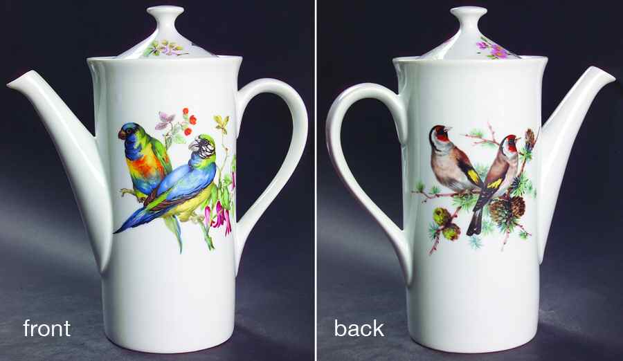 Aviary Coffee Pot & Lid by Mottahedeh-1