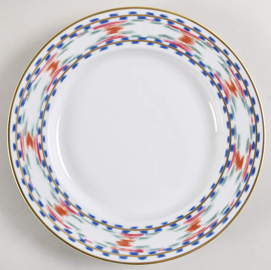 Bargello Dinner Plate by Mottahedeh-1