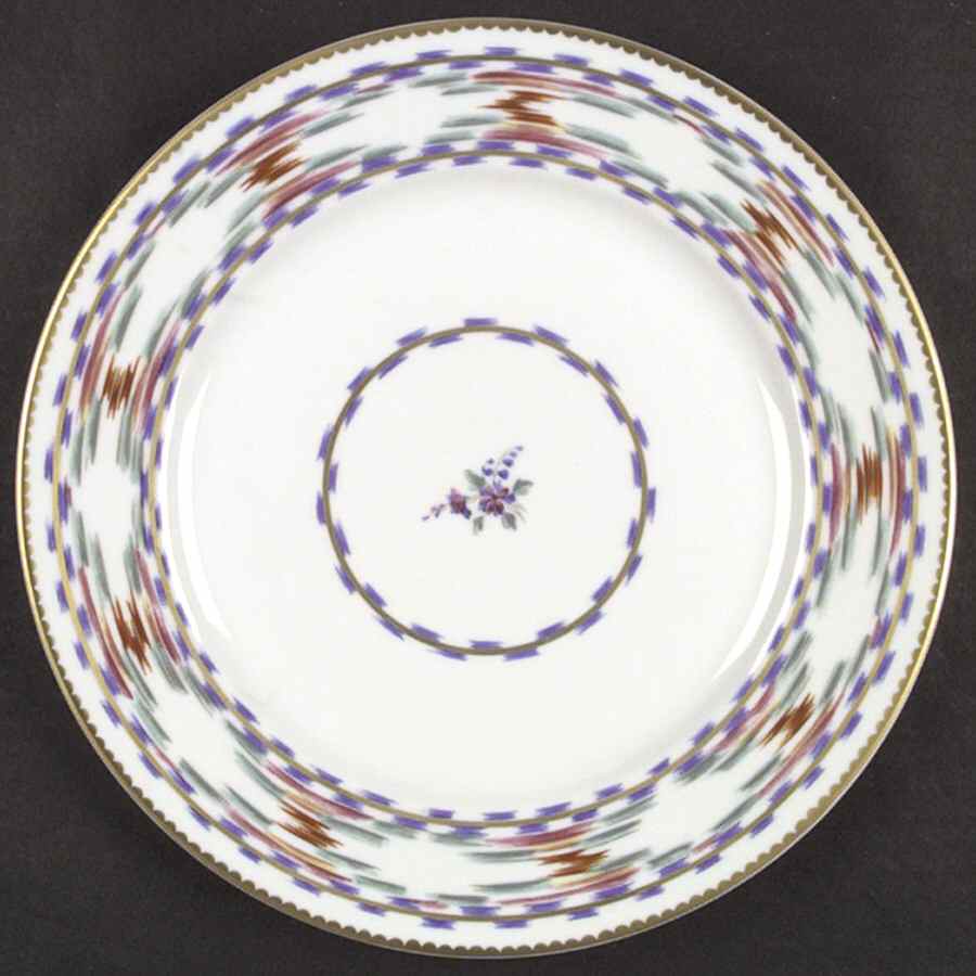 Bargello Dinner Plate by Mottahedeh-1