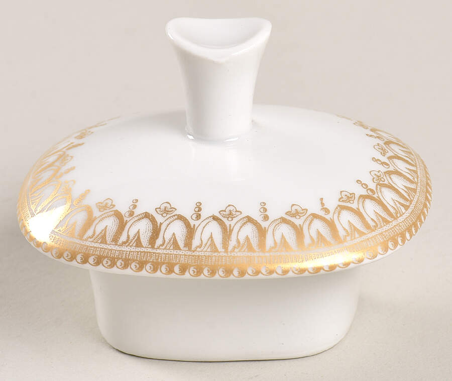 Bird of Paradise Lid for Coffee Pot by Mottahedeh-1