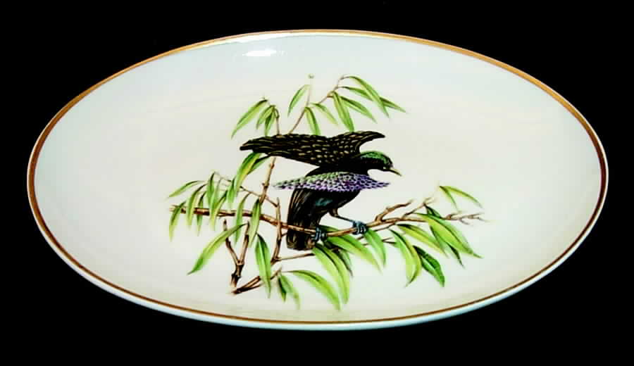 Bird of Paradise Bone Dish by Mottahedeh-1