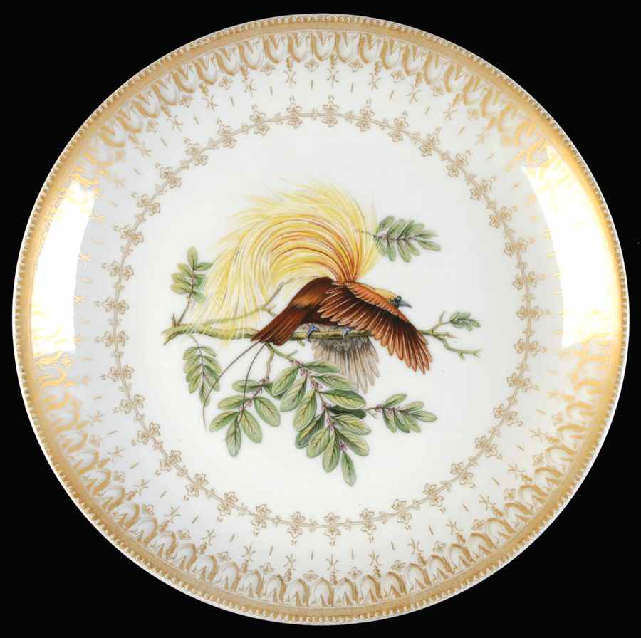 Bird of Paradise Dinner Plate by Mottahedeh-1