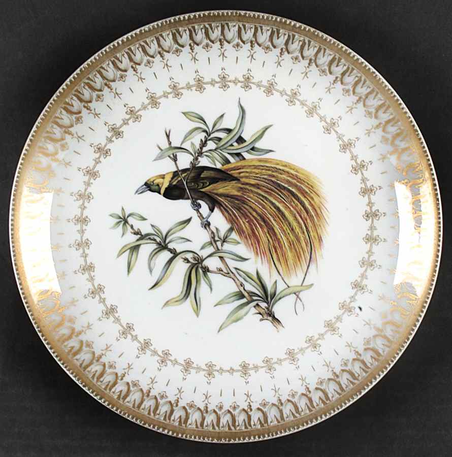 Bird of Paradise Dinner Plate by Mottahedeh-1