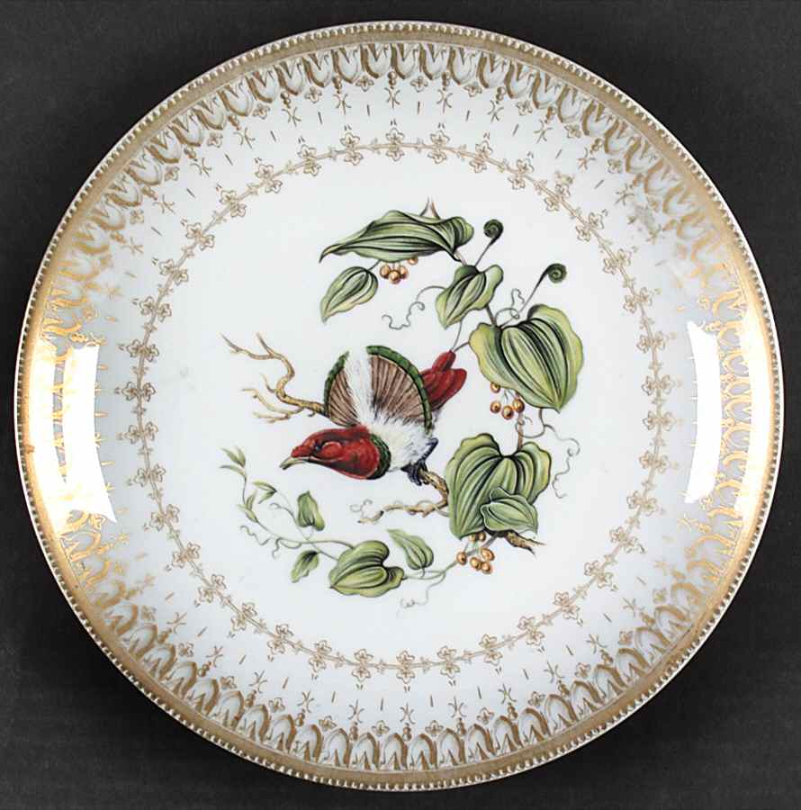 Bird of Paradise Dinner Plate by Mottahedeh-1