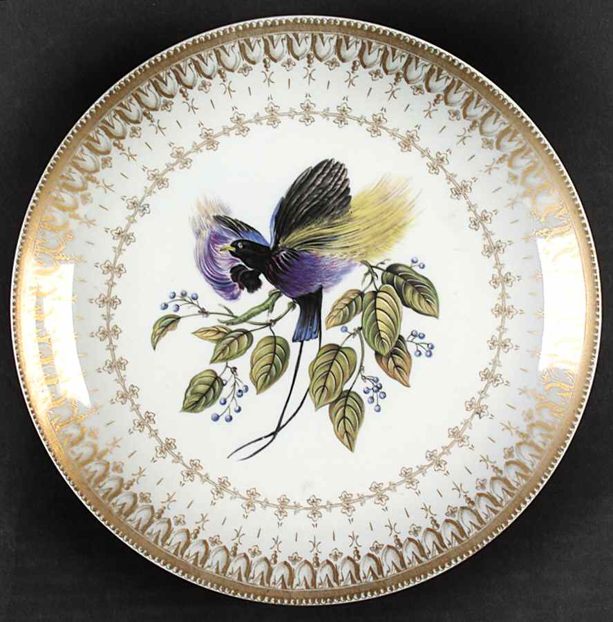 Bird of Paradise Dinner Plate by Mottahedeh-1