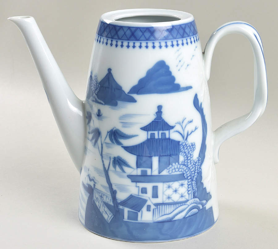 Canton Coffee Pot No Lid by Mottahedeh-1