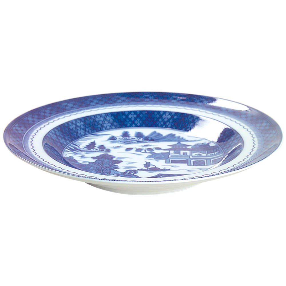 Canton Large Rim Soup Bowl by Mottahedeh-1