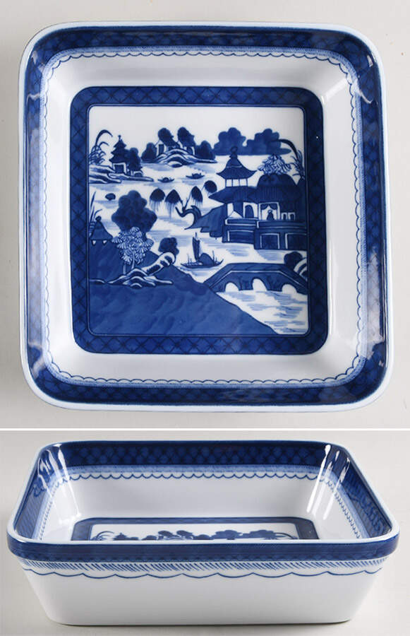 Canton 9" Square Baker by Mottahedeh-1