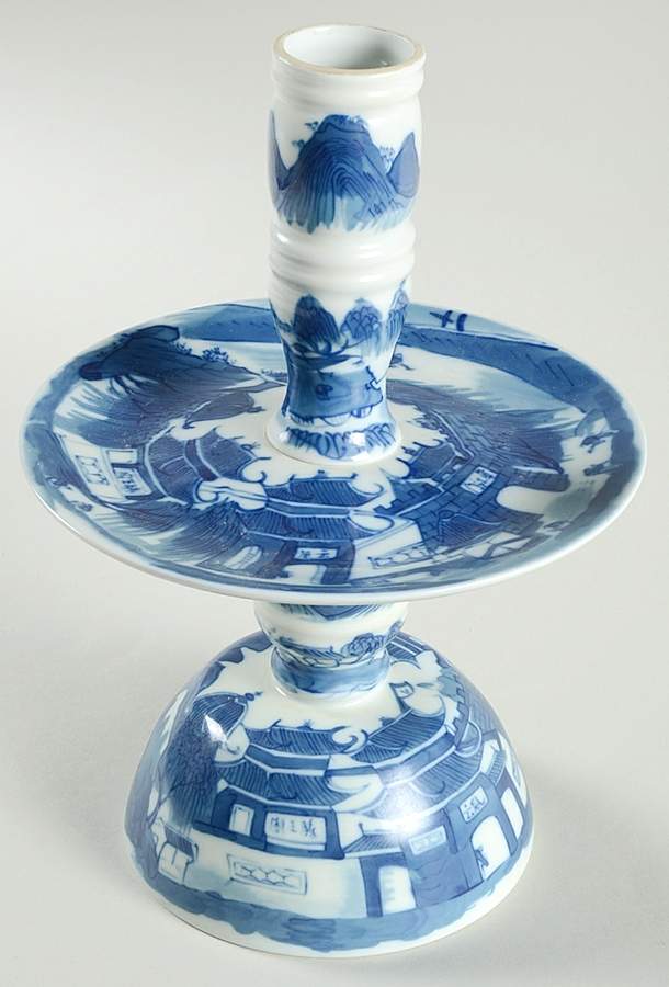 Canton 10" Candlestick by Mottahedeh-1